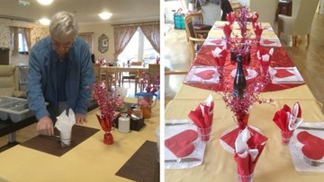 Valentine’s Day celebrations in full swing at Bristol care home